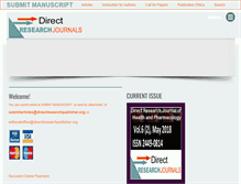 Tablet Screenshot of directresearchpublisher.org